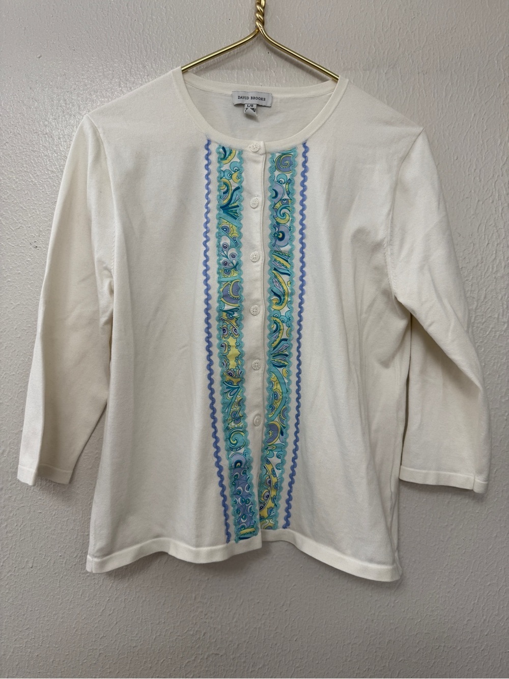 David Brooks Long Sleeve Button Down Shirt
